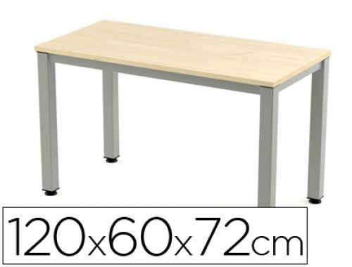 Mesa de escritorio rocada executive 200ad01 aluminio /faia 120x60 cm , Rocada , 73014 , 8427951990136